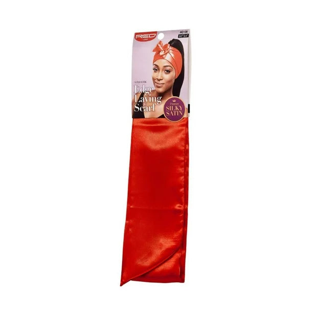 Red By Kiss Silky Satin Edge Laying Scarf (Red)
