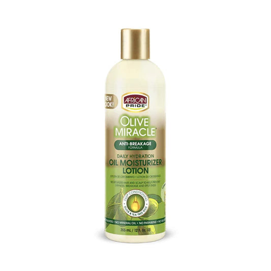 African Pride Olive Miracle Moisturizer Lotion  12oz