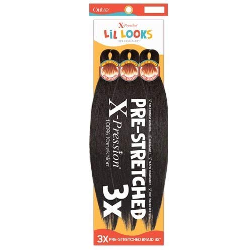Outre X-Pression Lil Looks 32" Pre-Stretched Braid 3X