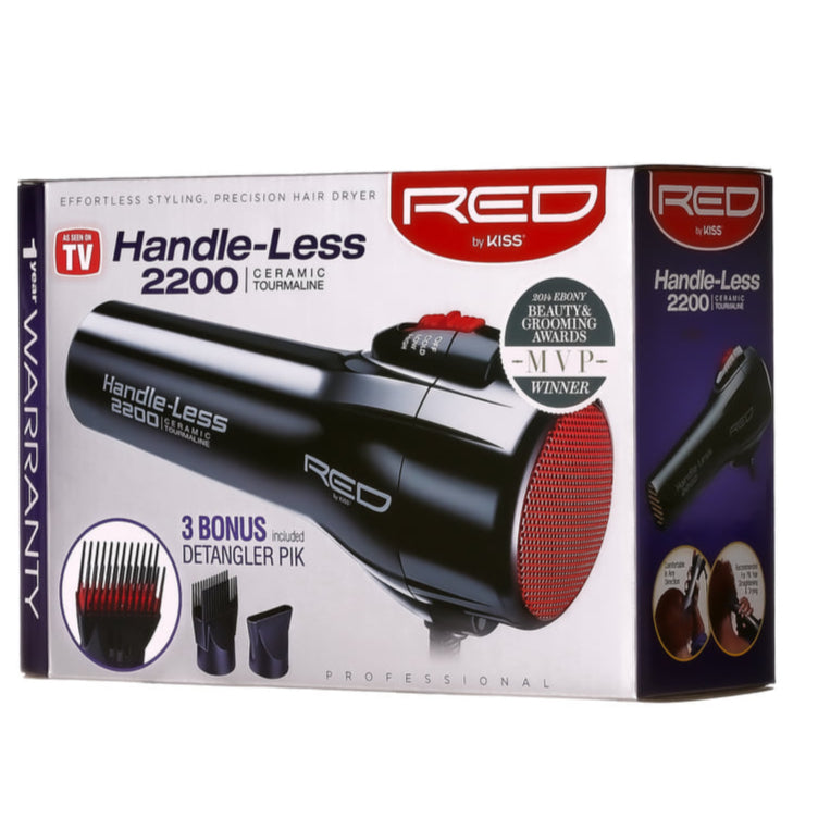 Red By Kiss 2200 Ceramic Tourmaline Handleless Dryer