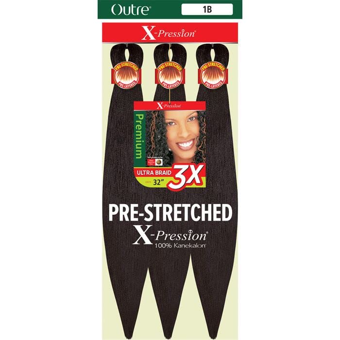 Outre 3X X-Pression Pre-Stretched Braid Hair 32"
