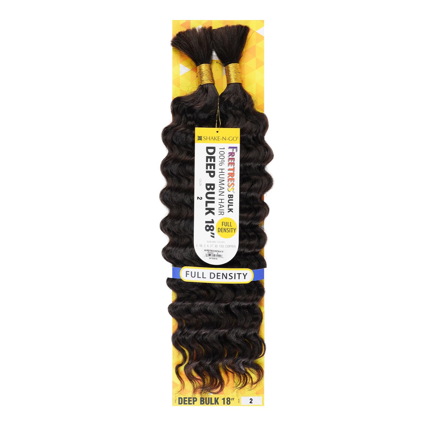 Shake N Go Freetress Deep Bulk 100% Human Hair Braids