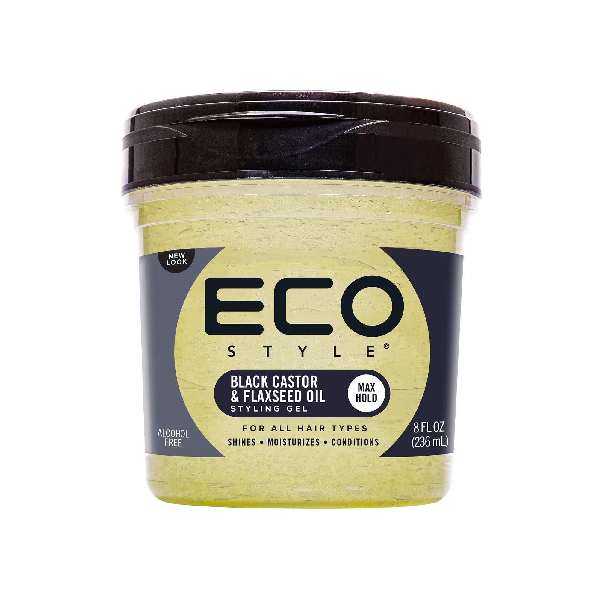 Eco Style Black Castor Flaxseed Oil Styling Gel