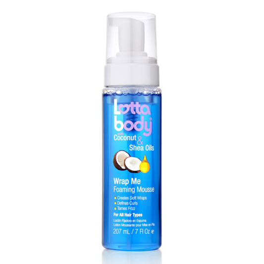 LottaBody Coconut & Shea Oils Wrap Me Foaming Mousse 7oz