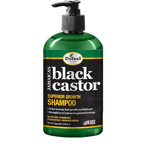 Difeel Superior Growth Jamaican Black Castor Shampoo 12oz