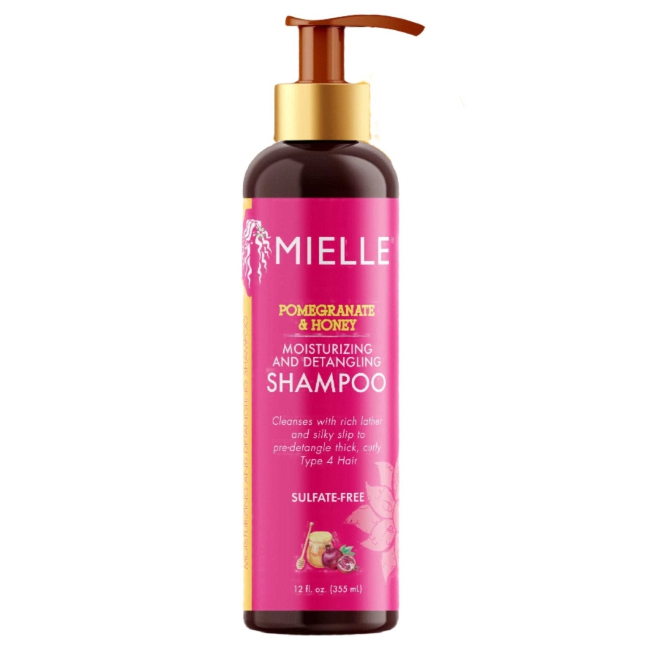 Mielle Pomegranate Honey Moisturizing and Detangling Shampoo 12oz