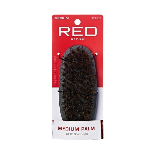 Red By Kiss Professional Medium Palm 100% Boar Brush