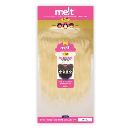 Janet Collection Melt 13x5 HD Lace Frontal Straight NAT/613