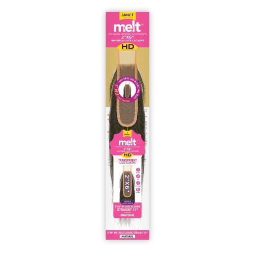 Janet Collection Melt 2x6 HD Lace Closure Straight