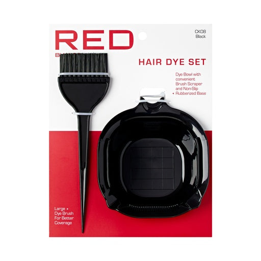 Red By Kiss Dye Bowl with Dye Brush