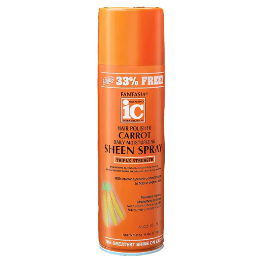 Fantasia IC Hair Polisher Carrot Oil Sheen Spray 14oz