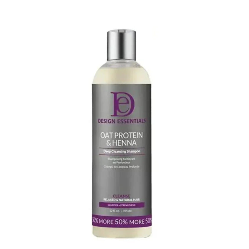 Design Essentials Oat Protein & Henna Deep Cleansing Shampoo oz