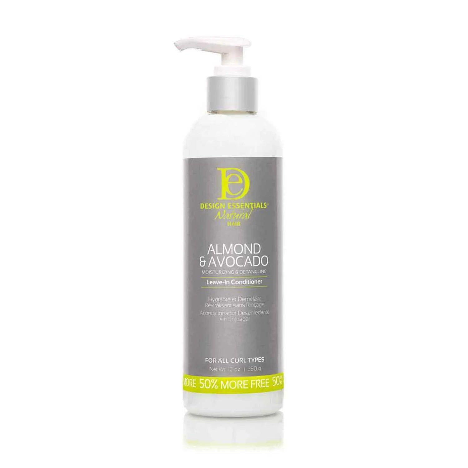 Design Essential Almond & Avocado Detangling Leave-In Conditioner 12oz