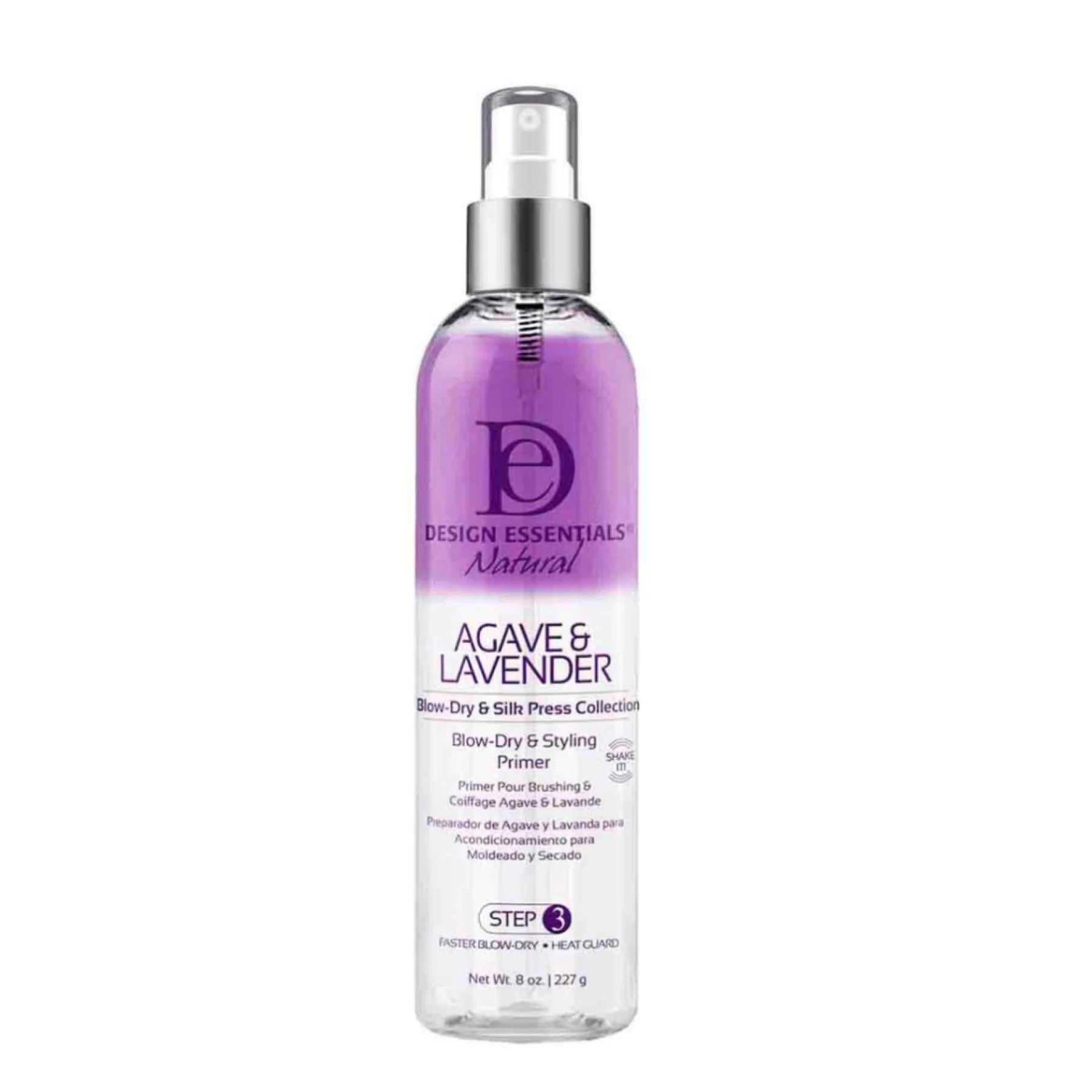 Design Essentials Agave & Lavender Moisturizing Blow-Dry & Styling Primer (Step 3) 8oz