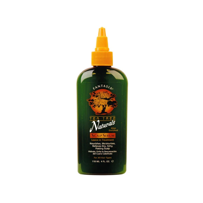 Fantasia Tea Tree Naturals Aloe Enriched Scalp Serum Leave-In Treatment 4oz