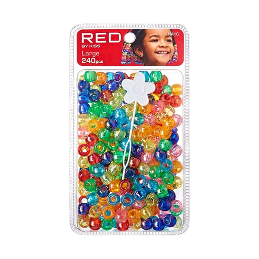 Red BY Kiss Large Hair Beads 240pcs (All Colors)