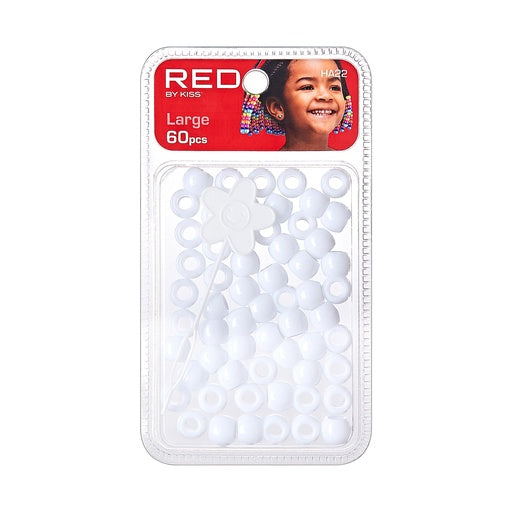 Red By Kiss Large Hair Beads 60pcs (All Colors)