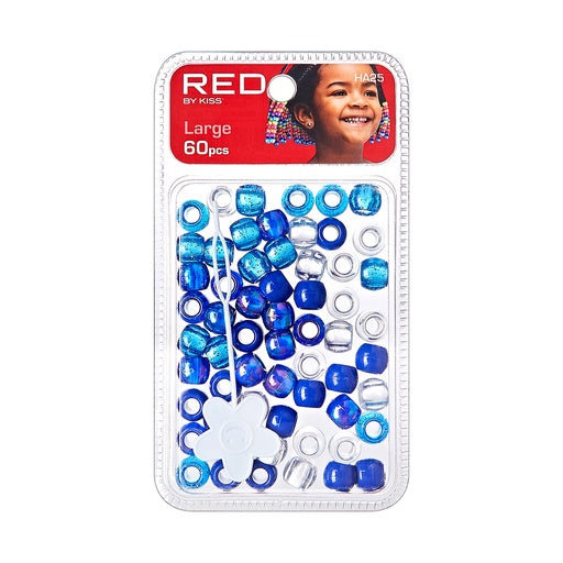 Red By Kiss Large Hair Beads 60pcs (All Colors)