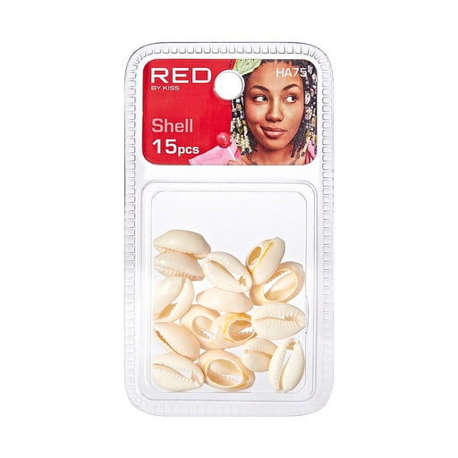 Red By Kiss Shell Shaped Hair Beads 15pcs