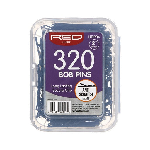 Red By Kiss Bob Pins 320pcs (2")