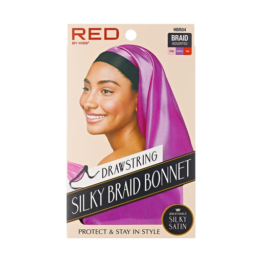 Red By Kiss Silky Braid Bonnet (Assorted (Pink/Purple/Red)