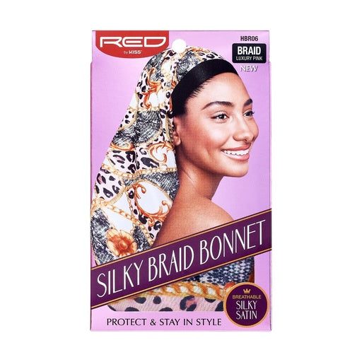 Red By Kiss Silky Braid Bonnet