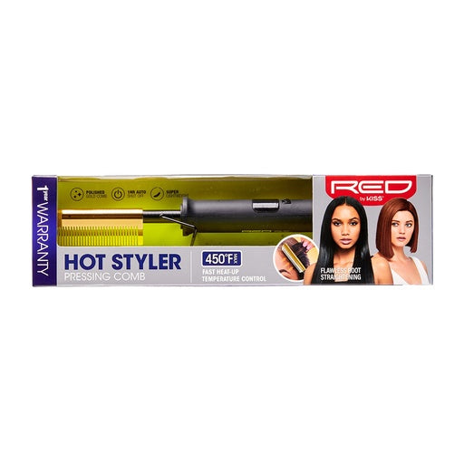 Red By Kiss Hot Styler Pressing Comb