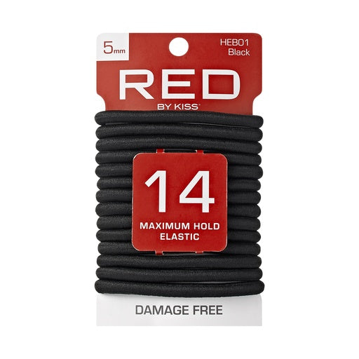 Red by Kiss Elastic Hair Band 5mm (14ct)