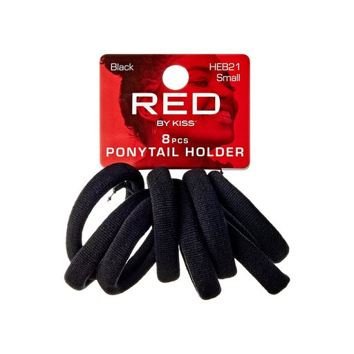 Red By Kiss Ponytail Holder Small 8pcs
