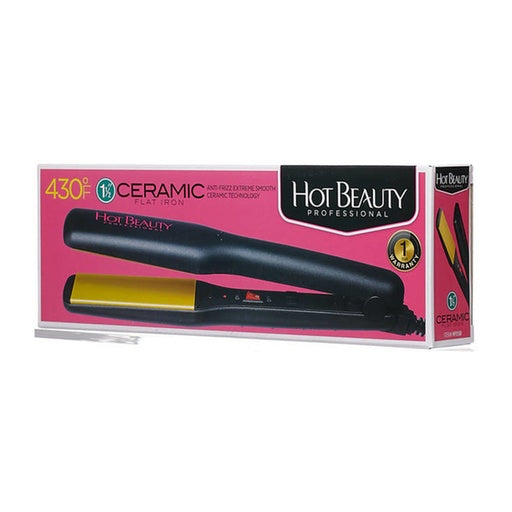 Hot Beauty Ceramic Flat Iron 1 1/2"