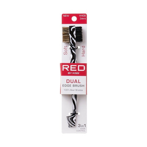 Red By Kiss Dual Edge Brush (Zebra)