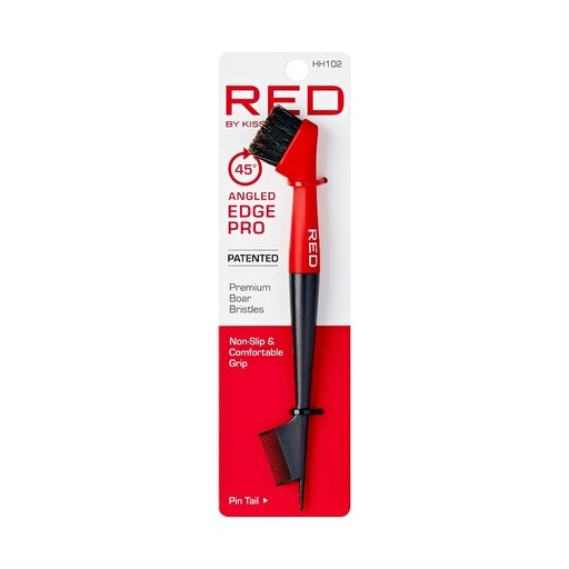 Red By Kiss 45° Angled Edge Pro Brush with Pin Tail
