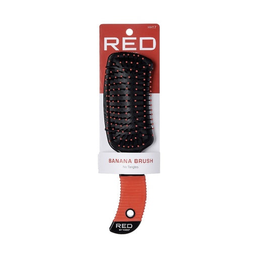 Red By Kiss Professional Banana No Tangles Brush (EDIT)