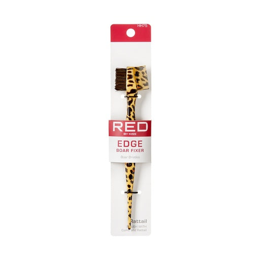 Red By Kiss Edge Boar Brush and Comb (Rattail)