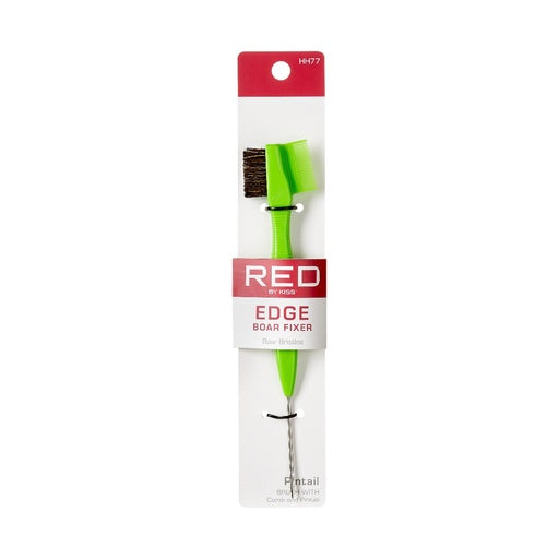 Red By Kiss Edge Boar Brush and Comb (Pintail)
