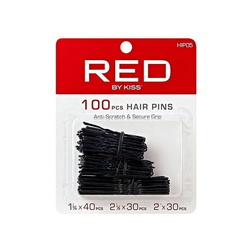 Red By Kiss Hair Pins Assorted Sizes 100pcs