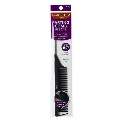 Red By Kiss Heat Resistant Parting Pin Tail Comb