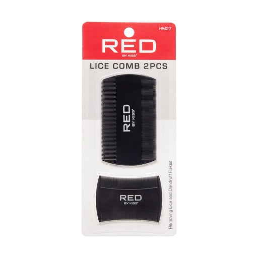 Red by Kiss Lice Comb 2Pcs