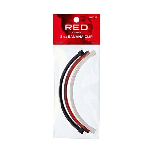 Red By Kiss Banana Clip 3pcs