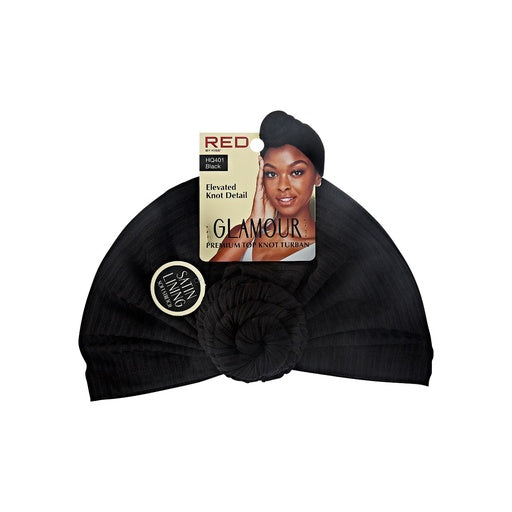 Red By Kiss Glamour Knot Turban (Blak)