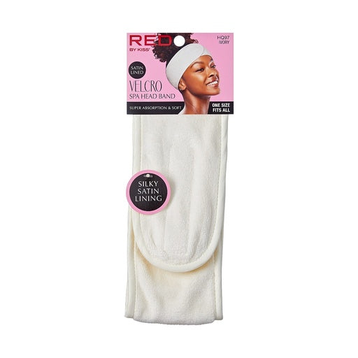 Red By Kiss Velcro Spa Headband (Ivory)