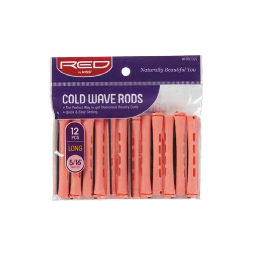 Red By Kiss Cold Wave Rods 5/16" Diameter Short (12pcs)