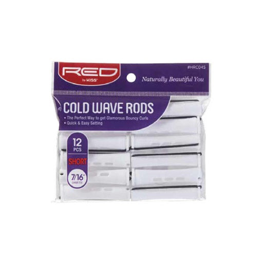 Red By Kiss Cold Wave Rods 7/16" Diameter Short (12pcs)
