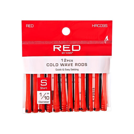 Red By Kiss Cold Wave Rods 1/10" Diameter Short (12pcs)