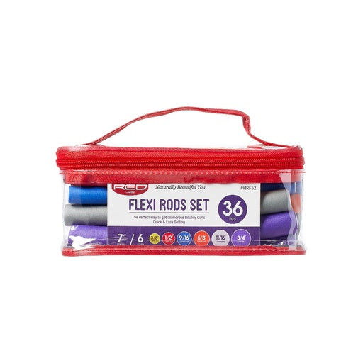 Red By Kiss Flexi Rods Set 7" Length (36pcs)