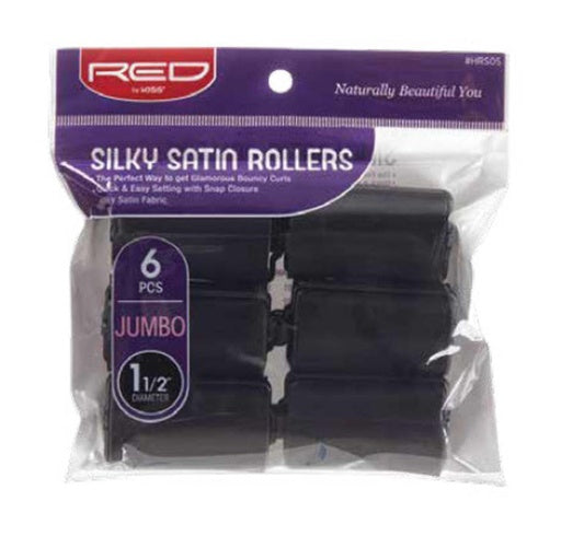 Red By Kiss Silky Satin Roller 1 1/2" Diameter X-Large (6pcs)