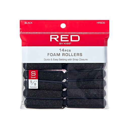 Red By Kiss Foam Rollers 5/8" Diameter Small (14pcs)