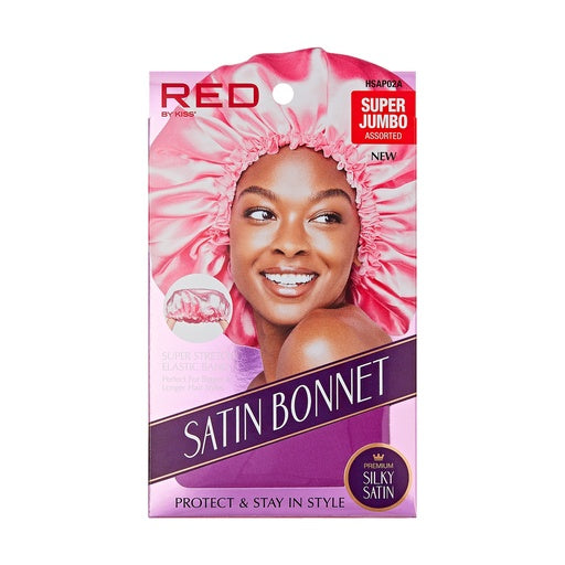 Red By Kiss Premium Silky Satin Bonnet Super Jumbo (Assorted)