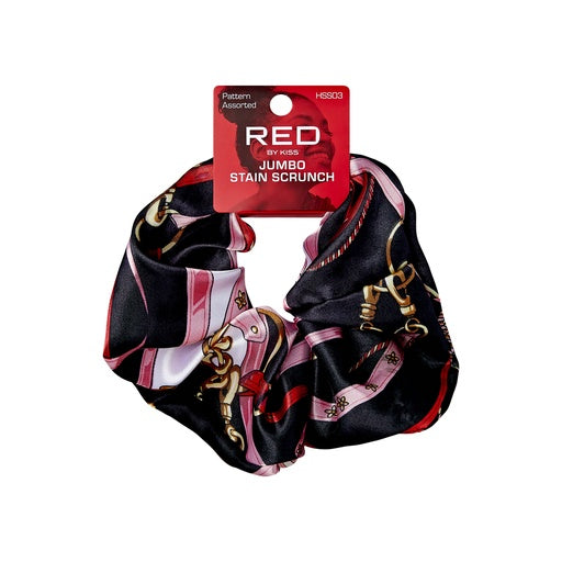 Red By Kiss Jumbo Satin Scrunchie 1pc