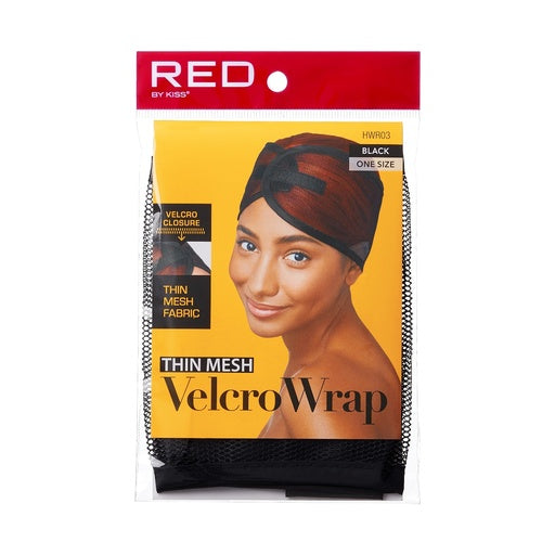 Red By Kiss Thin Mesh Velcro Wrap (Black)